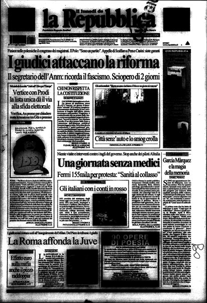 Il lunedì de La repubblica